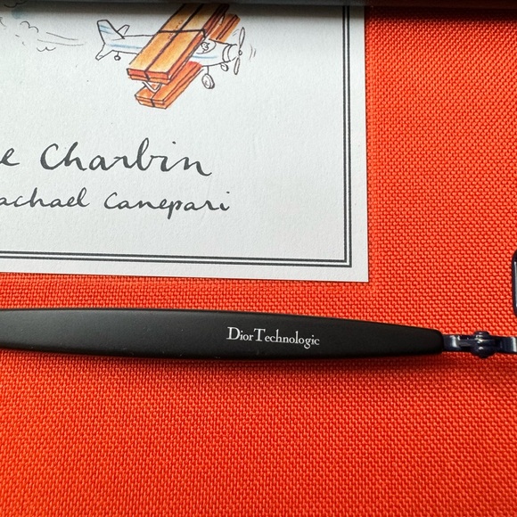 Christian Dior CD Technologic PQU/A4 Navy Blue Mirrored Pilot Sunglasses - Picture 7 of 13